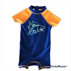 Floatmini Shark One Piece Rashguard 12m